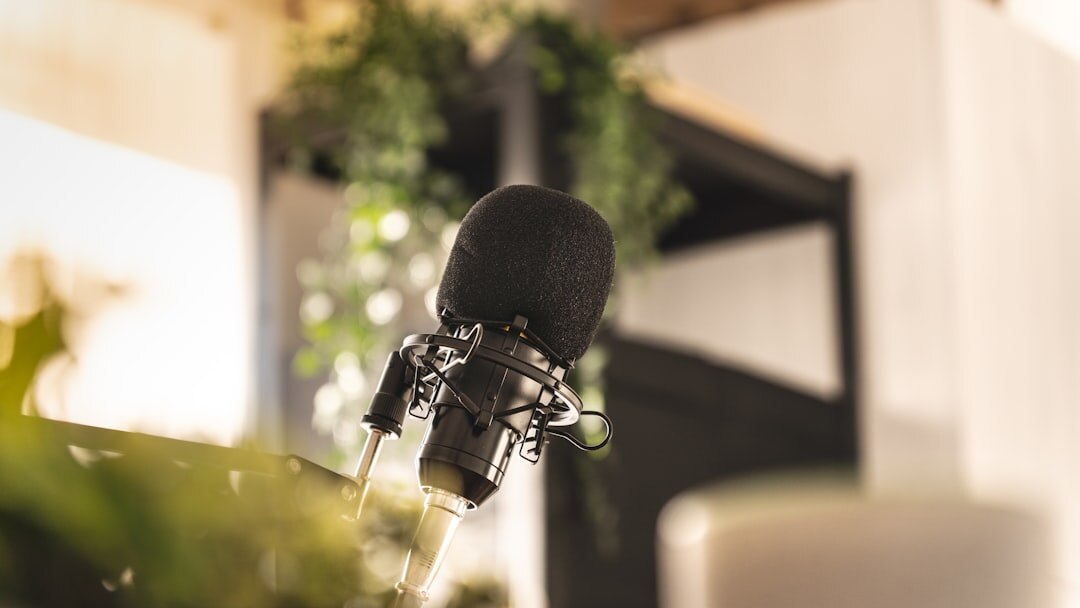podcast recording session