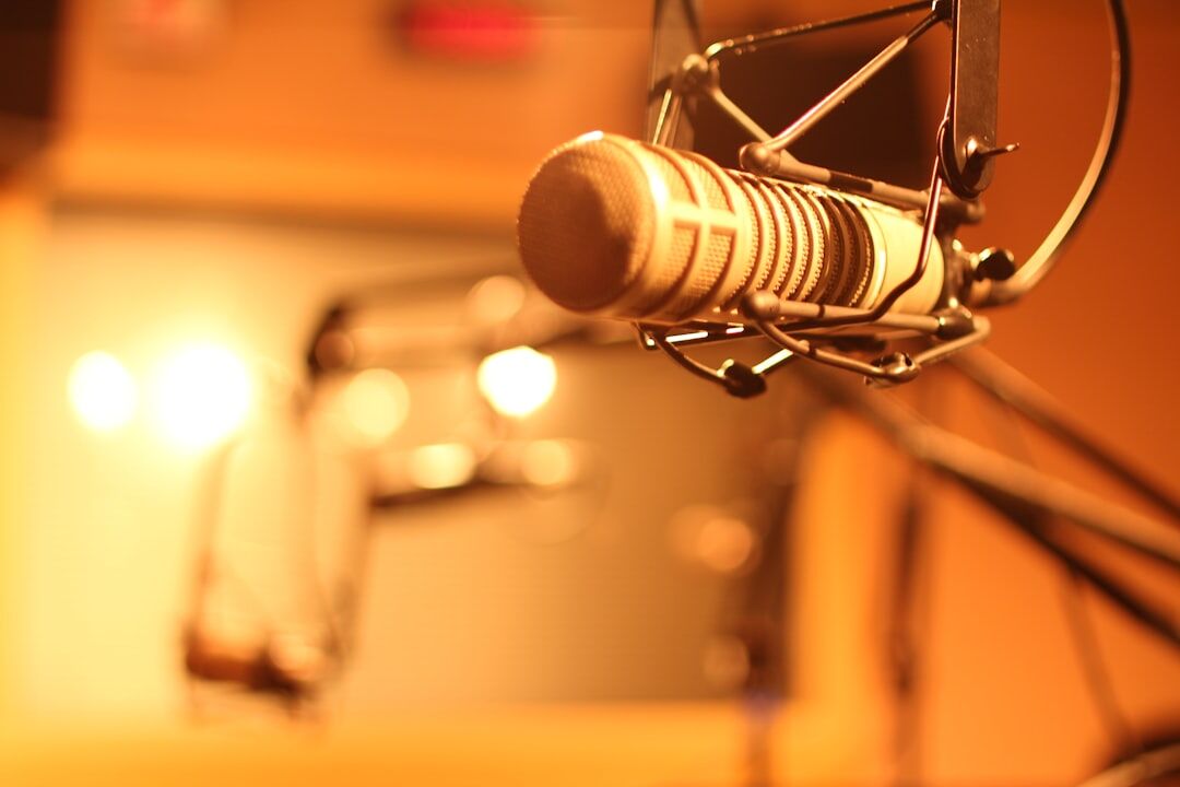 podcast recording studio setup