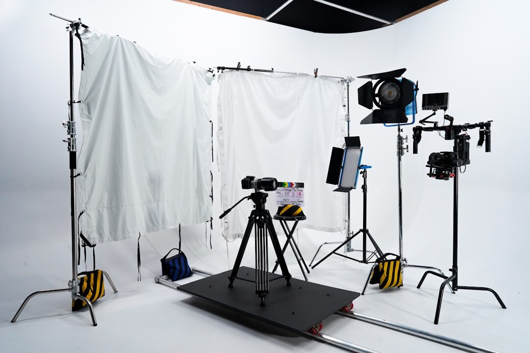 studio lighting setup