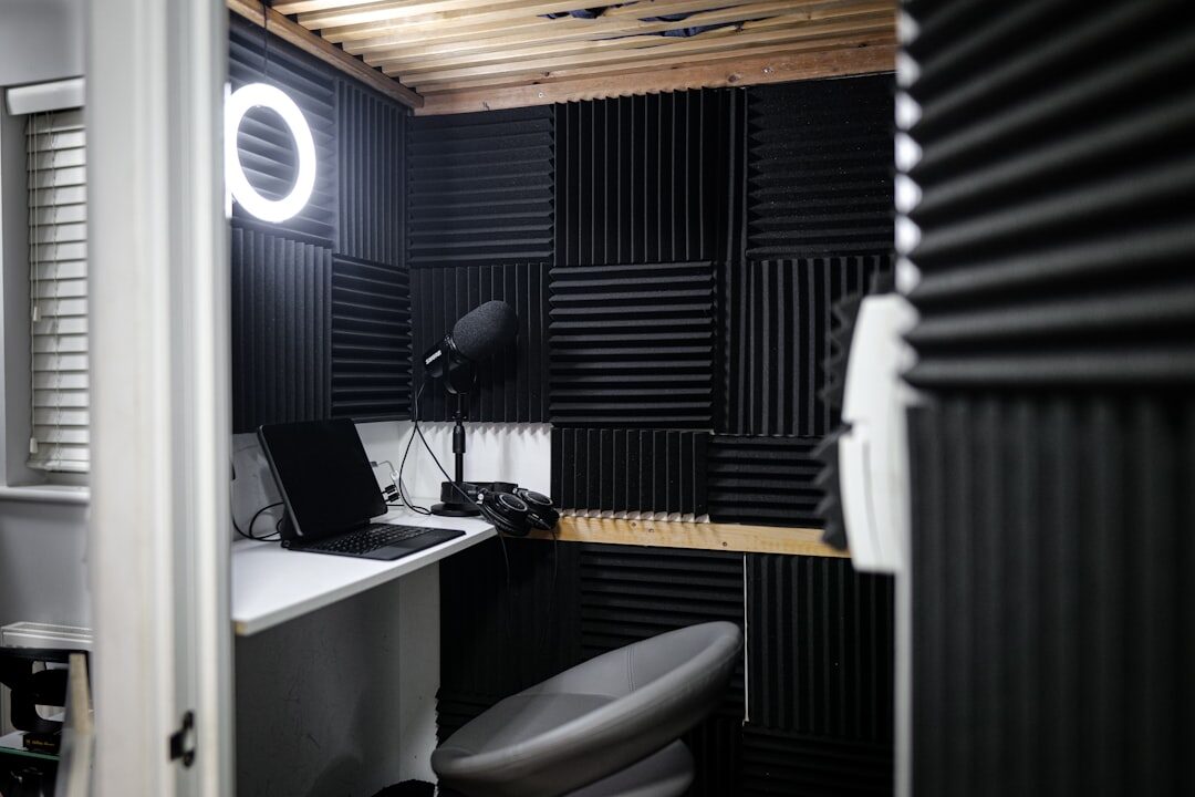 podcast studio interior