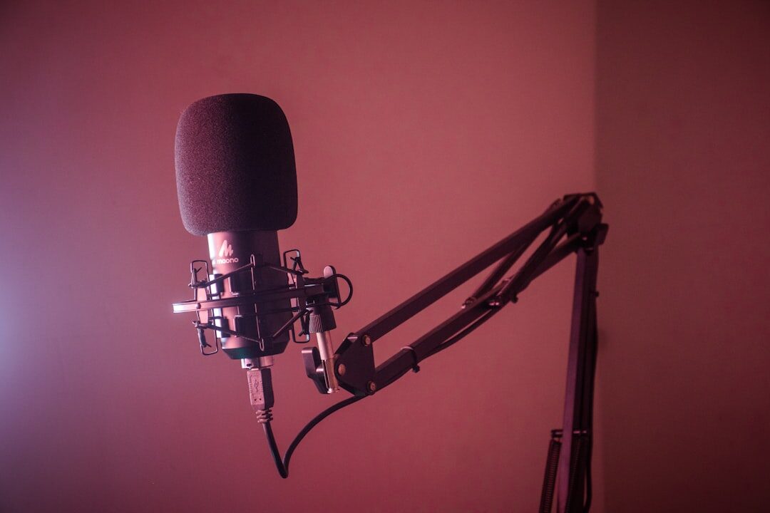 podcast recording setup